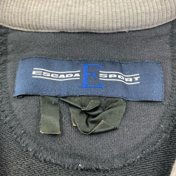 Escada Sport Vintage Letter Hoodie Dual Zip Large - Picture 7 of 13